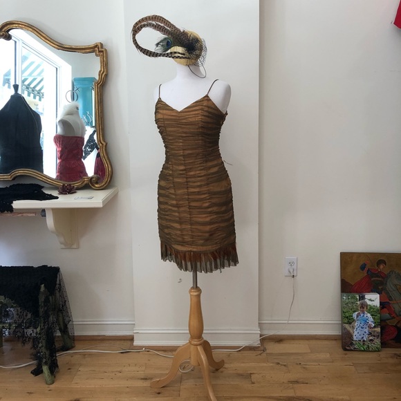 Gold Dress - custom made or off the hanger - Picture 5 of 6